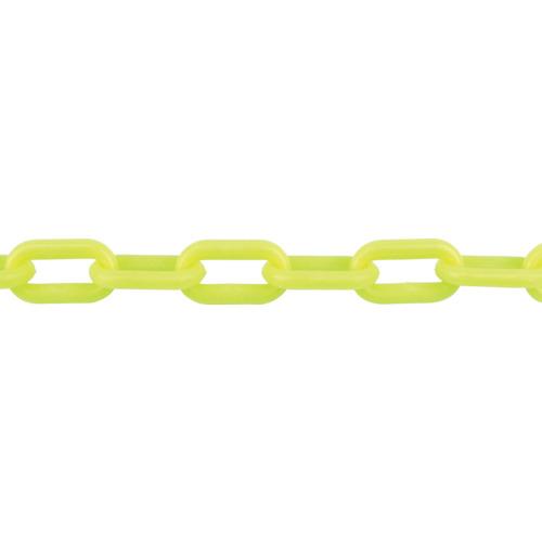 TRUSCO プラチェーン 蛍光イエロー 8MMX6M ( TPCB8-6LY ) トラスコ中山(株)