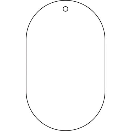 TRUSCO 白無地板 小判型 5枚組 60X38X2厚 ( T459-15 ) トラスコ中山(株)
