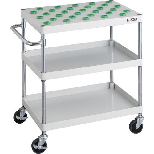 TRUSCO ツールワゴン フェニックスワゴン 省音 750X500XH880 BT-30 ホワイト ( PEW-TL972C-W ) トラス..