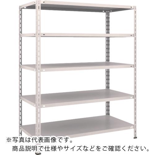 特長：組み立て簡単、今までボルト組みをしていた手間が大きく省けます。中棚は全て棚受けに棚板を置くだけの段替え簡単構造（中棚ボルト不要）です。仕様：間口(mm)：1215奥行(mm)：615高さ(mm)：1504有効間口(mm)：1128色：ネオグレー棚段数(段)：5均等積載量(kg/段)：80最大積載量(kg/台)：400棚板調整ピッチ(mm)：50タイプ：単体型組立目安：2人20分有効間口寸法は、間口-74mm均等積載量：80kg/段最大積載量：400kg/台材質／仕上：スチール表面処理:粉体塗装セット内容／付属品：L型アングル4本・棚板5枚（品番：4W）・天地金具セット1S・樹脂ベース4個・中棚受け金具12個注意：集中荷重になりますと耐荷重能力は半減します。必ず均等に荷重を分布させてご使用ください。　●代表画像について 商品によっては、代表画像を使用している場合がございます。 商品のカラー、サイズなどが異なる商品をイメージ画像として 使用させて頂いている場合がございます。 必ず、商品の品番と仕様をご確認のうえ、ご注文お願いいたいます。 　●北海道・沖縄・離島・一部地域の送料について 別途追加で送料がかかる場合がございます。 送料がかかる場合は、メールにて送料をご連絡させて頂き、 お客様にご了承頂いてからの手配となります。 　●お買上げ明細書の廃止について 当店では、個人情報保護と環境保護の観点から同封を廃止しております。 お買上げ明細書が必要な場合は、備考欄に「お買上げ明細必要」と 記載お願いいたします。 当店からの出荷の場合は、同封にて発送させて頂きます。 （※メーカー直送の場合は、PDFデータをメールさせて頂きます。） 　注意事項 ※商品名に【2個セット】等、数量の明記がない場合は1個での販売となります。