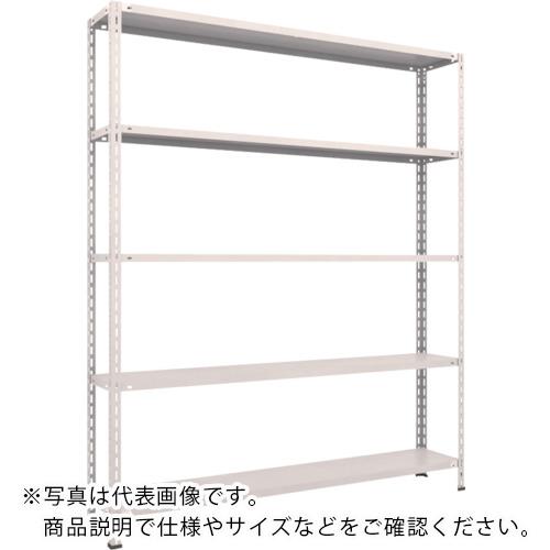 TRUSCO ( トラスコ中山 ) スチールラック 軽量棚 中棚ボルトレス型1800X300X2100 5段 ネオグレー ( L76V-15 NG(ネオグレー) )(3.0)