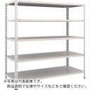 TRUSCO スチールラック 軽量棚 中棚ボルトレス型1500X600X1500 5段 ネオグレー ( L55W-15 NG(ネオグレー) ) トラスコ中山(株...