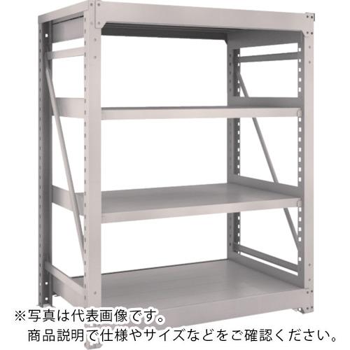 TRUSCO スチールラック M10型重量棚 1200X760XH1500 4段 単体 ネオグレー ( M10-5474 NG(ネオグレー) ) トラスコ中山(株)