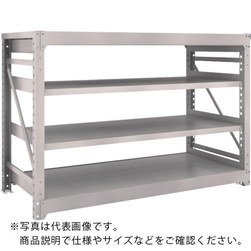 TRUSCO スチールラック M10型重量棚 1800X760XH1200 4段 単体 ネオグレー ( M10-4674 NG(ネオグレー) ) トラスコ中山(株)
