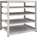 TRUSCO スチールラック M3型中量棚 1200×921×H1200 5段 単体 ネオグレー ( M3-4495 NG(ネオグレー) ) トラスコ中山(株)