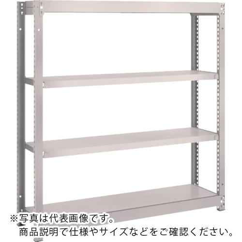 TRUSCO ( トラスコ中山 ) スチールラック M1.5型軽中量棚 1160×295×H1200 4段単体 ネオグレー ( M1.5-4434 NG(ネオグレー) )