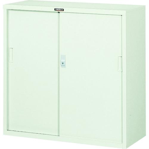TRUSCO スタンダード書庫(D400) スチール引違 880XH880 ( N303D (ネオグレー) ) トラスコ中山(株)