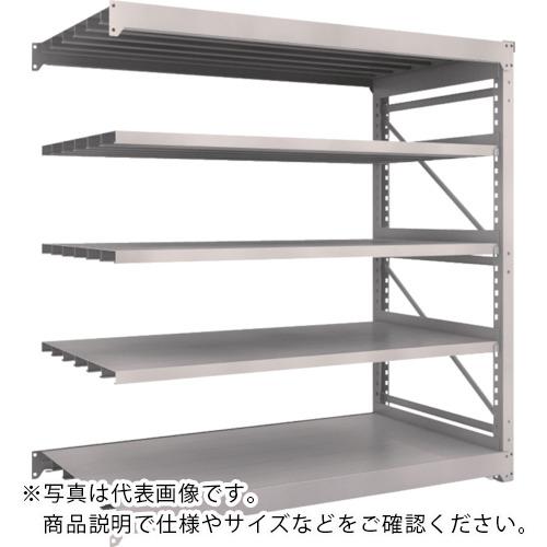 TRUSCO スチール製重量ボルト式棚 M10型 W1800×D900×H1815 5段 連結 ネオグレー ( M10-6695B NG(ネオグレー) ) トラスコ中山(株)