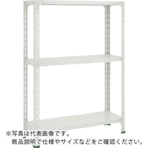 TRUSCO スチールラック 軽量棚開放型 1500X300X1200 天地3段 ネオグレー ( 45V-13 NG(ネオグレー) ) ト..