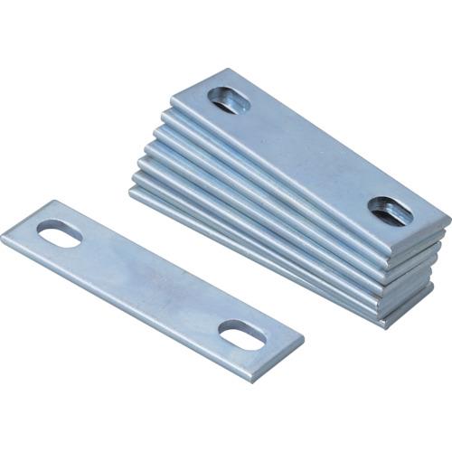 仕様：色：シルバーサイズ(mm)：75×19厚さ：3mm材質／仕上：スチールセット内容／付属品：ナベ頭小ねじ（スプリング丸ワッシャー付）M6×20 16個六角ナットM6 16個　●代表画像について 商品によっては、代表画像を使用している場合がございます。 商品のカラー、サイズなどが異なる商品をイメージ画像として 使用させて頂いている場合がございます。 必ず、商品の品番と仕様をご確認のうえ、ご注文お願いいたいます。 　●北海道・沖縄・離島・一部地域の送料について 別途追加で送料がかかる場合がございます。 送料がかかる場合は、メールにて送料をご連絡させて頂き、 お客様にご了承頂いてからの手配となります。 　●お買上げ明細書の廃止について 当店では、個人情報保護と環境保護の観点から同封を廃止しております。 お買上げ明細書が必要な場合は、備考欄に「お買上げ明細必要」と 記載お願いいたします。 当店からの出荷の場合は、同封にて発送させて頂きます。 （※メーカー直送の場合は、PDFデータをメールさせて頂きます。） 　注意事項 ※商品名に【2個セット】等、数量の明記がない場合は1個での販売となります。
