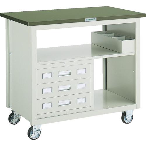 TRUSCO ( トラスコ中山 ) VD型引出付大型ツールワゴン 1010X600XH880 ネオグレー ( VD-203 NG(1000X600X800) )