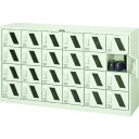 【SALE価格】TRUSCO シューズケース 24人用 1552X380XH880 窓付 ( SC-24M ) トラスコ中山(株)