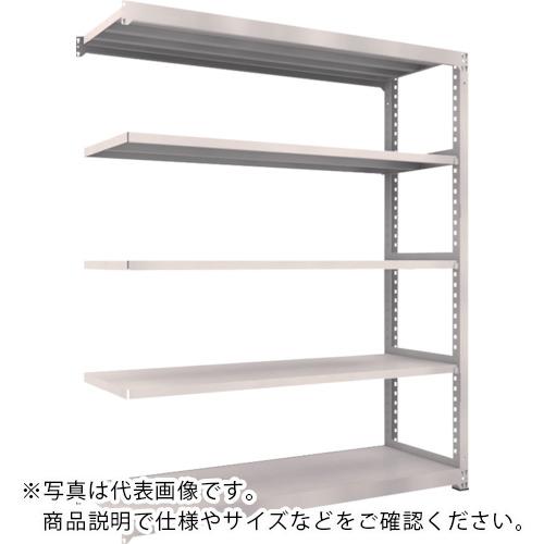 乐天商城 - TRUSCO ( トラスコ中山 ) スチールラック M5型中量棚 1200X571XH2400 5段 連結 ネオグレー ( M5-8465B NG(ネオグレー) )