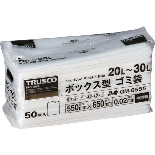 TRUSCO ܥå  20~30L 650X550X0.02 ȾƩ 50 ( GM-6555 ) ȥ饹滳()