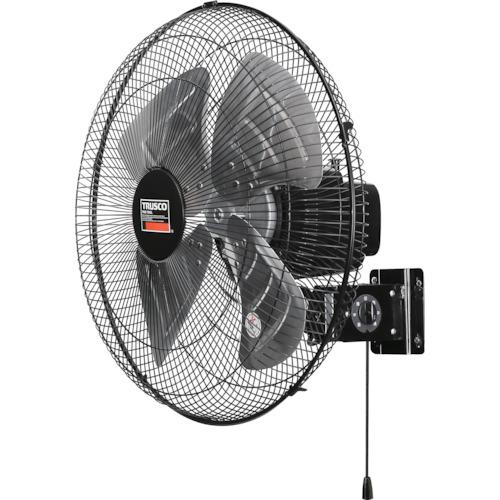TRUSCO 全閉式工場扇 ジェネラルファン 壁掛けタイプ アルミハネ ブラック ( TFBA-45W-BK ) トラスコ中..