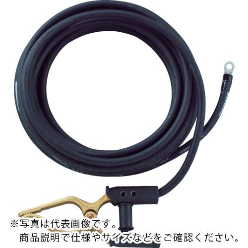 TRUSCO ( トラスコ中山 ) キャブタイヤケーブル アースクリップ丸端子付 5m ( TCT-...