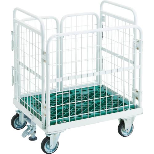 TRUSCO 折りたたみ式網台車 アミーゴカーゴ 600X800 ストッパー付 ( AMG-1S ) トラスコ中山(株)