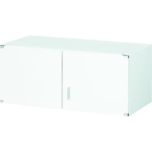 【SALE価格】TRUSCO ( トラスコ中山 ) ユニット型壁面書庫 両開き 上置き専用 H380 ホワイト ( UHW-4 )
