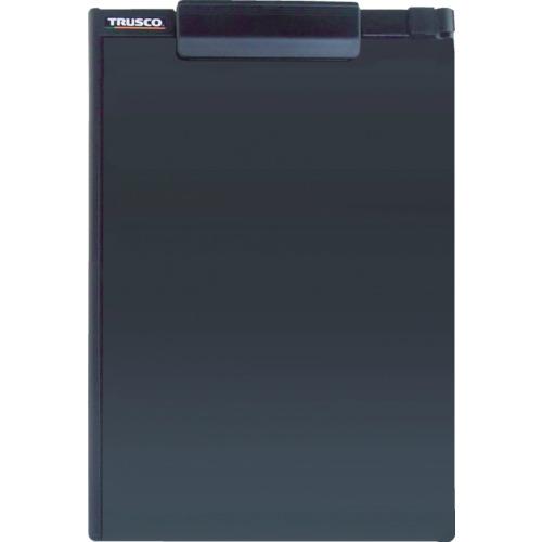TRUSCO ( トラスコ中山 ) ペンホルダー付クリップボード(マグネット付) A4縦 黒 ( TCBM-A4E-BK )