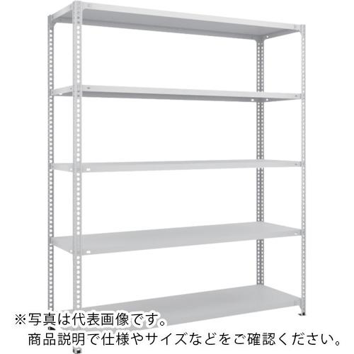 TRUSCO ���������å� SBL�������������ߥܥ�ȥ쥹����ê W1500XD300XH1800 5�� W�� ( SBL-6535-W ) �ȥ饹���滳(��...