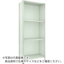 TRUSCO スチールラック 軽量棚背板・側板付 1800X600XH2100 4段 ネオグレー ( 76W-24 NG(ネオグレー) ) トラスコ中山(株)