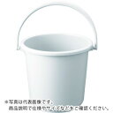 TRUSCO PPカラーバケツ 15L 白 ( TPPB-15-W ) トラスコ中山(株)