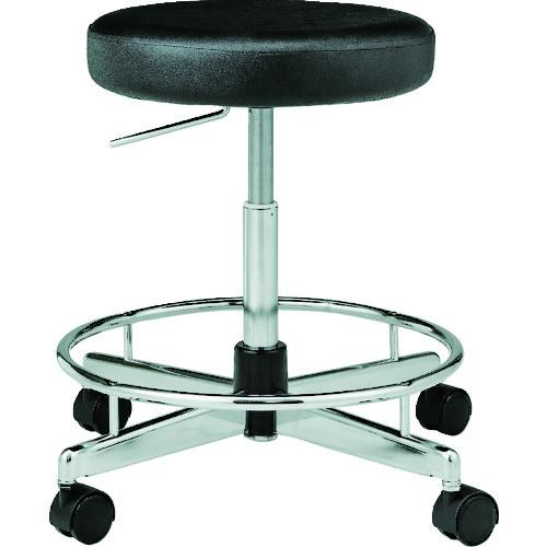 TRUSCO ( トラスコ中山 ) 導電作業チェア 背もたれなし 黒 ( ECC-1-BK )