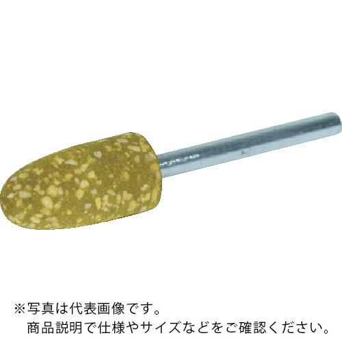 TRUSCO ゴム軸付砥石 砲弾型 Φ4X幅13X軸3 220# 10本入 ( KI2204HF ) トラスコ中山(株)