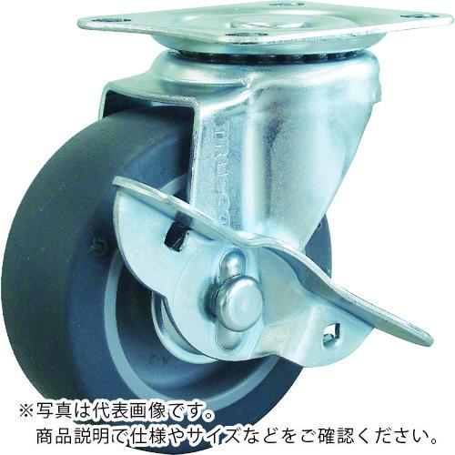 TRUSCO キャスター TYSシリーズ 自在 SP付 エラストマー車50mm ( TYSELB-50 ) トラスコ中山(株)