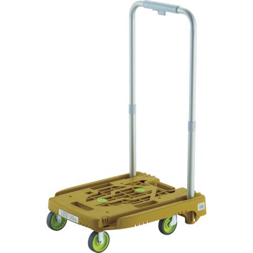 TRUSCO 樹脂台車 カルティオミニ weego オリーブ ( WP-2G-OG ) トラスコ中山(株)