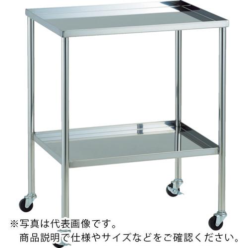 【SALE価格】TRUSCO ( トラスコ中山 ) ステンレスワゴン SUS304ワゴン 上下皿 750X450 ( SCW-2C )