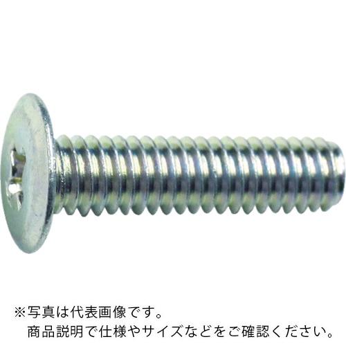 TRUSCO 超低頭小ねじ 三価クロメート M4X10 22本入 ( TFSC-0410 ) トラスコ中山(株)