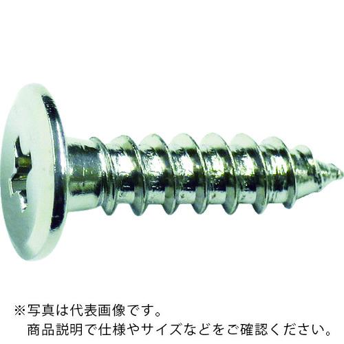 TRUSCO 超低頭タッピングねじ ニッケルメッキ M3X10 30本入 ( TFTN-0310 ) トラスコ中山(株)