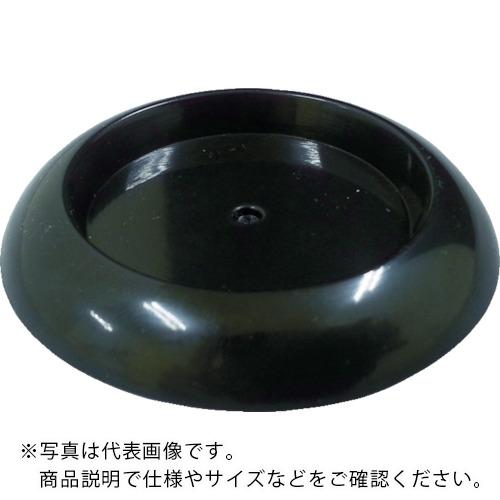 TRUSCO キャスタ-用受け皿 ゴム付 79MM 黒 ( TUR790-BK ) トラスコ中山(株)