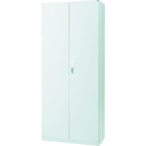 TRUSCO ユニット型壁面書庫 両開き 下置き専用 H2160 アジャスター付 ダイヤル錠 ホワイト ( UHW-21BD ) トラスコ中山(株)