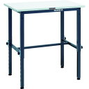 TRUSCO 軽荷重作業台高さ調節式(150kg)AEM型 900X600XH650~950 基本タイプ ダークグレー色 ( SAEM-0960 DG ) トラスコ中山(株)