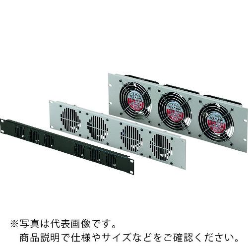 タカチ ( タカチ電機工業 ) ファンモーター付EIAラックパネル 黒半つや塗装 ( HSP-44PB ) 【メーカー取寄】...