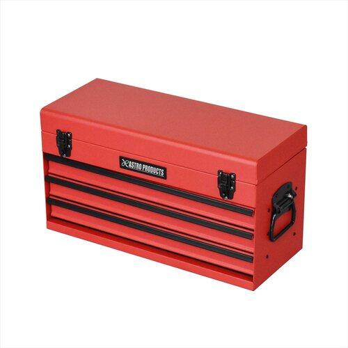 アストロプロダクツ ツールボックス 3段 ベアリング レッド TB763 ( 2003000007633 ) (株)ワールドツール