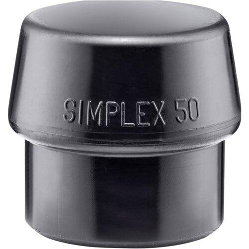 HALDER ( ロームヘルド・ハルダー ) ハンマー用部品 SIMPLEX プラスチックハンマー用 交換用インサート 径(50)mm ゴム複合材(黒) ( 3202.050 )