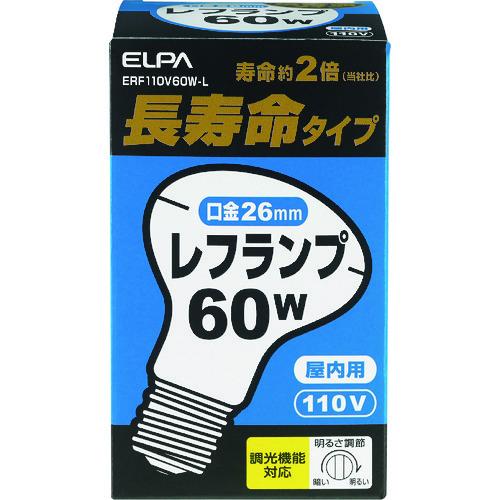 ELPA Ĺ��̿��ե��� E26 60W �ۥ磻�� ( ERF110V60W-L )