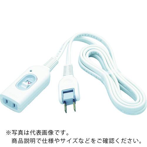 乐天商城 - ELPA スイッチ付延長コード 2M ( W-S1020B-W )