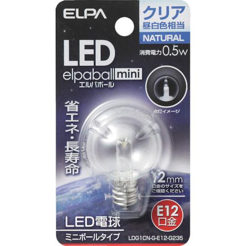 樂天商城 - ELPA 電球(LED) LED電球G30形E12 明るさ18lm クリア昼白色相当 ( LDG1CN-G-E12-G235 )