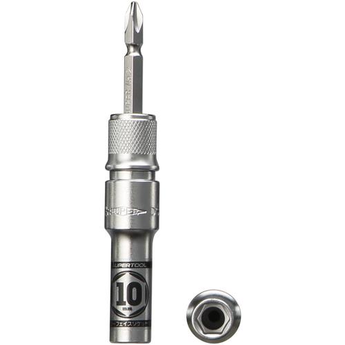 乐天商城 - スーパー ( スーパーツール ) 電ドル用ソケットビット(着脱式) プロスペック 10×6.35mm ( DSE10 )