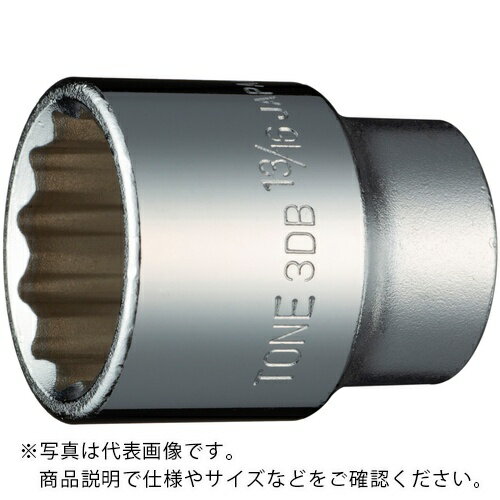 TONE ソケット(インチ) (12角) 吋目 13/16inch 全長32mm ( 3DB-26 )