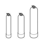 栗田 ( 栗田工業 ) デミエース用予備樹脂筒DX型 ( DX-15B )