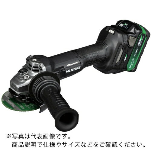 HiKOKI ( 工機ホールディングス ) コードレスディスクグラインダ 36V 100mm 新マルチボルトセット品 ストロングブラック仕様 ( G3610DC(2XPBZ) )