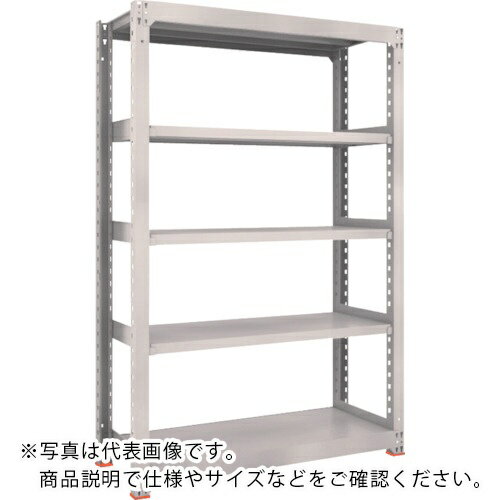 乐天商城 - TRUSCO ( トラスコ中山 ) M3型中量棚 1200X721XH1500 7段 単体 免震樹脂ベース付 ネオグレー ( M3-5477SFC NG )