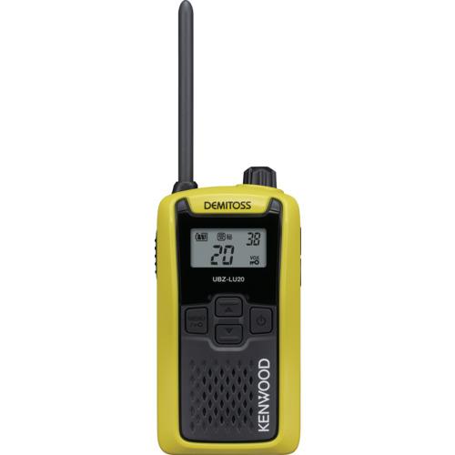 KENWOOD ( JVCケンウッド ) 特定小電力トランシーバー(交互通話) DEMITOSS イエロー ( UBZ-LU20Y )