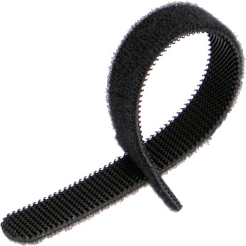 TRUSCO ( トラスコ中山 ) マジックバンド 耐候性 ストラップ 15cm 黒 (4本入) ( MKSW-1915-BK )