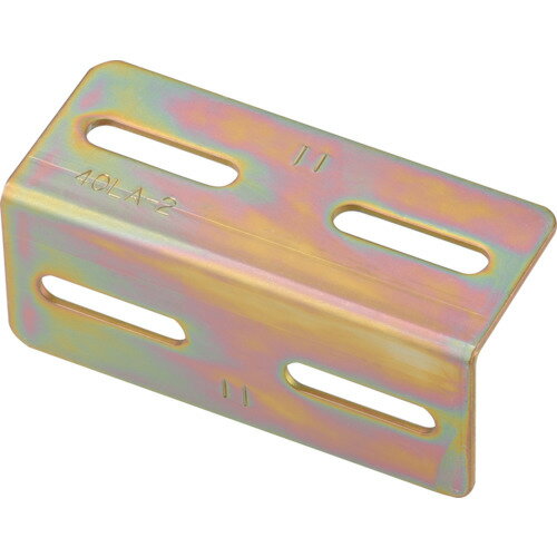 乐天商城 - TRUSCO ( トラスコ中山 ) 【売切廃番】ジョイント金具40型L クロメート 40X95 穴数4 ( TK40-L2CM )